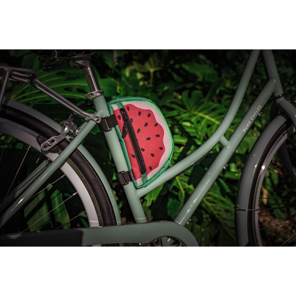 BICYCLE FRAME BAG SNACK SIZE WATERMELON - NEW - FUN GIFT