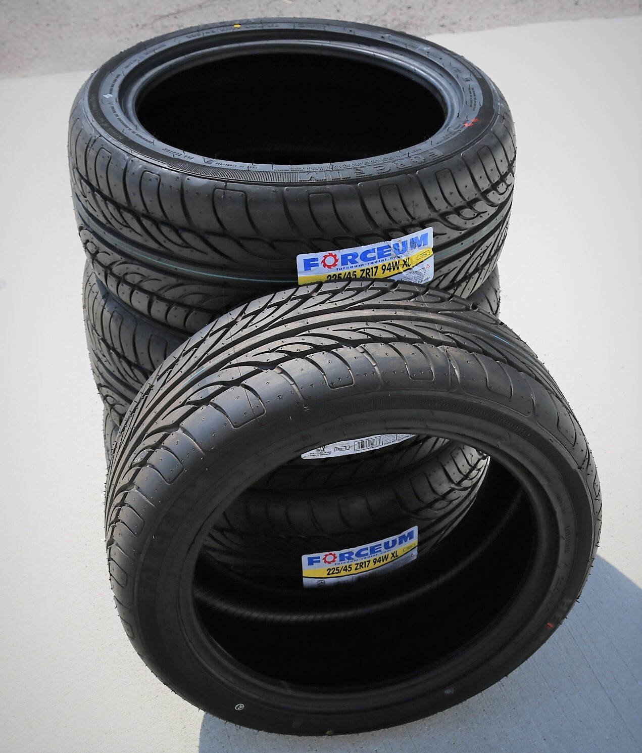 4 Tires Forceum Hena 225/45ZR17 225/45R17 94W XL A/S High Performance