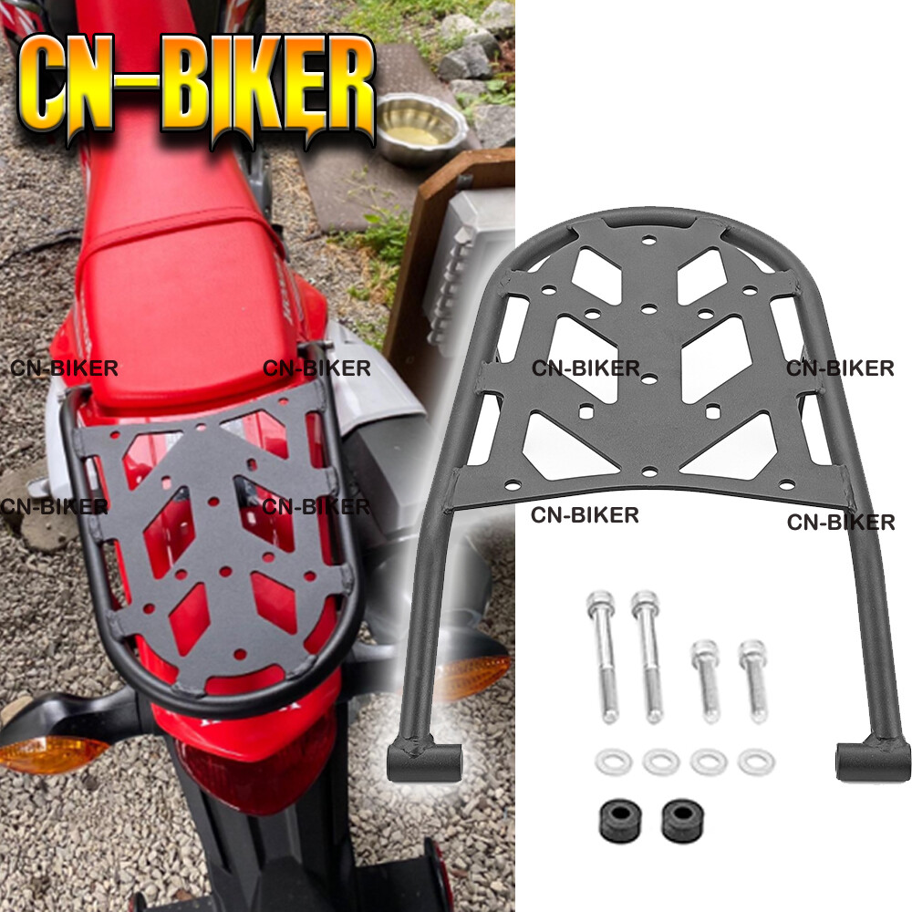 For 12-24 Honda CRF250L Enduro Black Steel Rear Tail Luggage Cargo Rack Utility