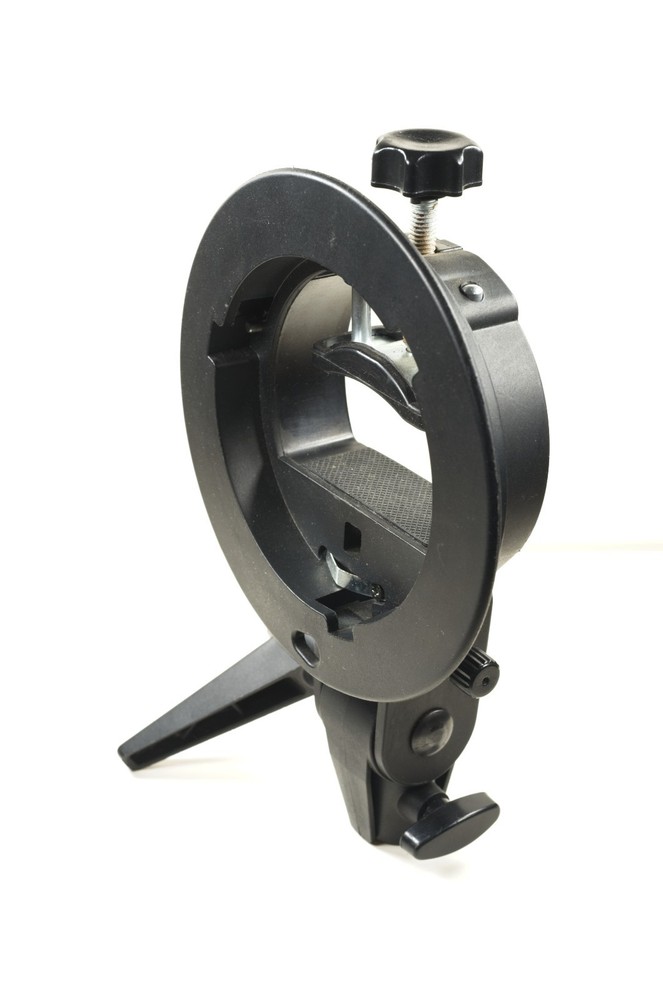 Adjustable Bowens Type S-Mount Bracket Flash Holder for off Camera Flash