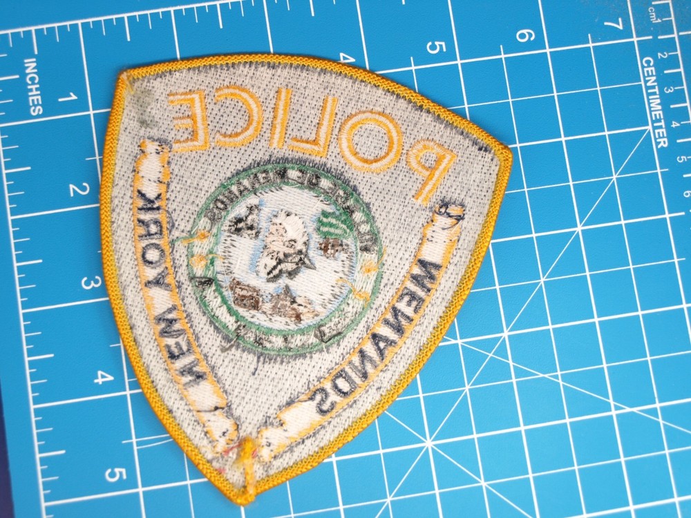 Menands New York Police patch-Bin A3
