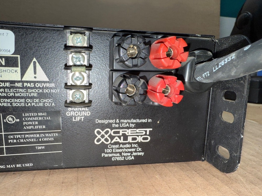CREST AUDIO 7001 PROFESSIONAL POWER AMPLIFIER - TESTED