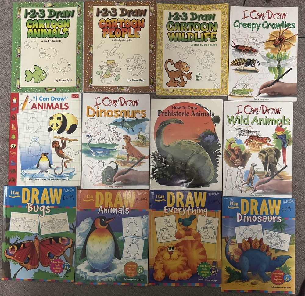 12 How To Draw Books
