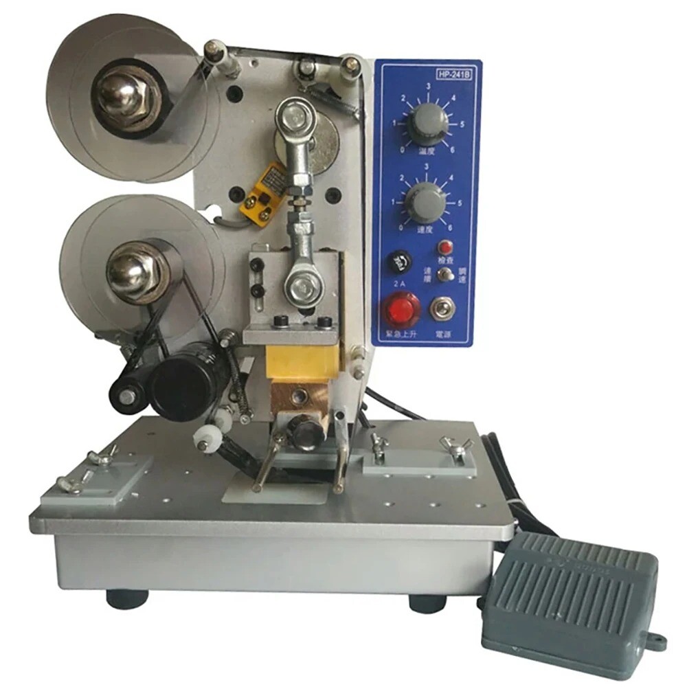 Coder Semi Automatic Plastic Bag Printing & Coding Hot Stamping Machine HP-241B