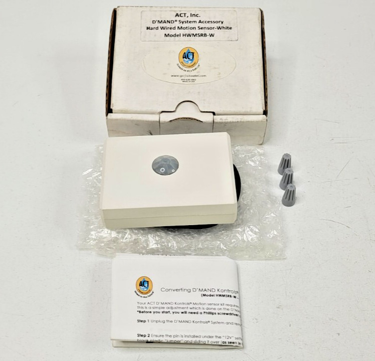 ACT Hard-Wired Motion Sensor D'MAND KONTROL System Model HWMSRB-W