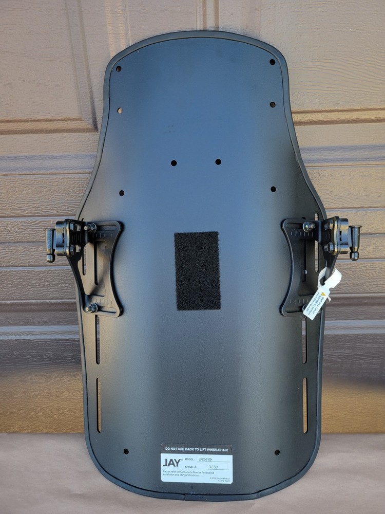 NEW Jay J3 Wheelchair Back Rest Shell Rigid Backrest Used