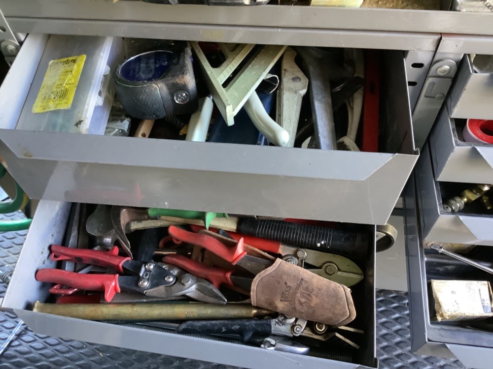 LARGE HVAC TOOLS, SUPPLIES, MATERIALS LOT