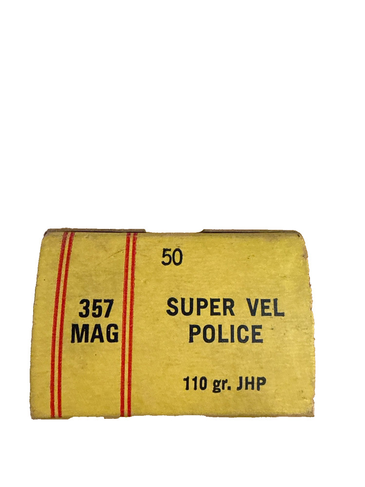 EMPTY SUPER VEL Vintage Ammunution box