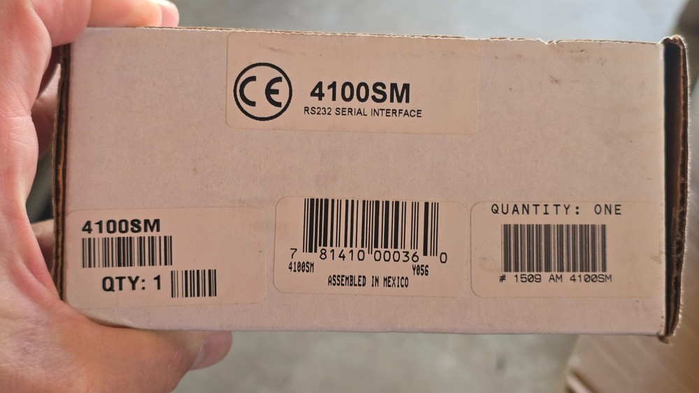 Honeywell 4100SM Serial Interface RS232