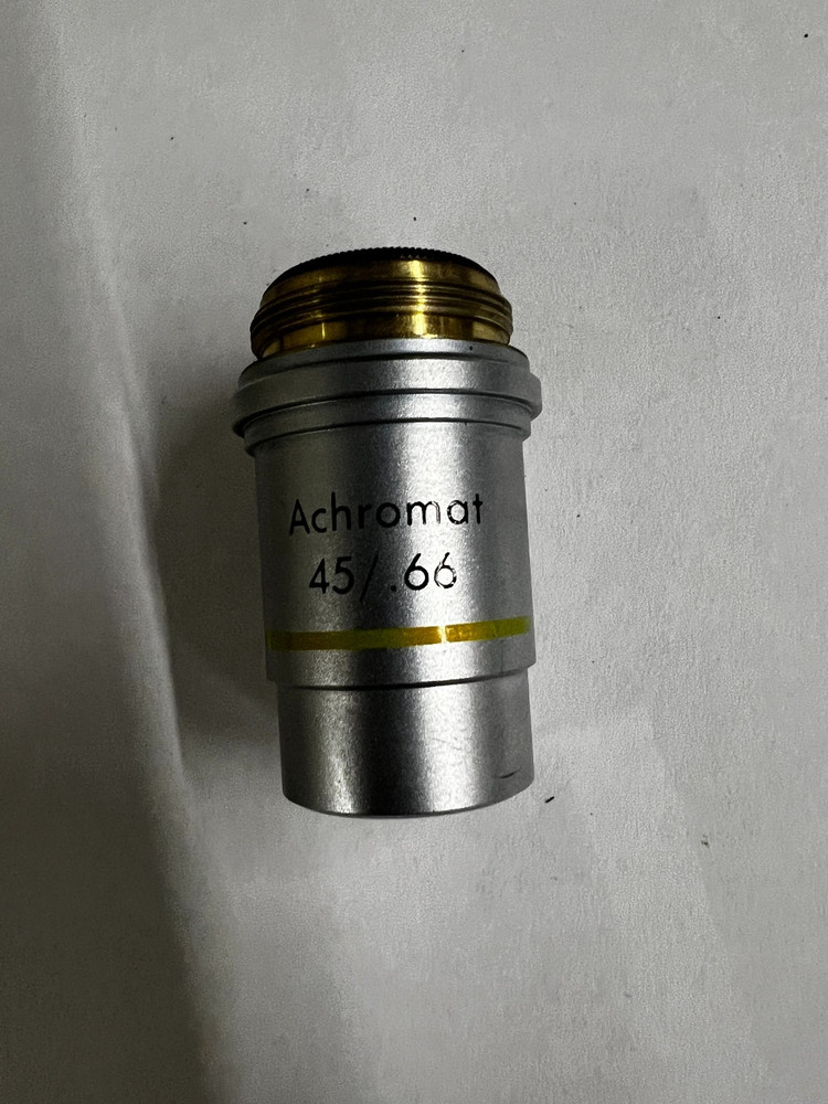 Reichert 45/.66 Oil Microscope Objective Lens
