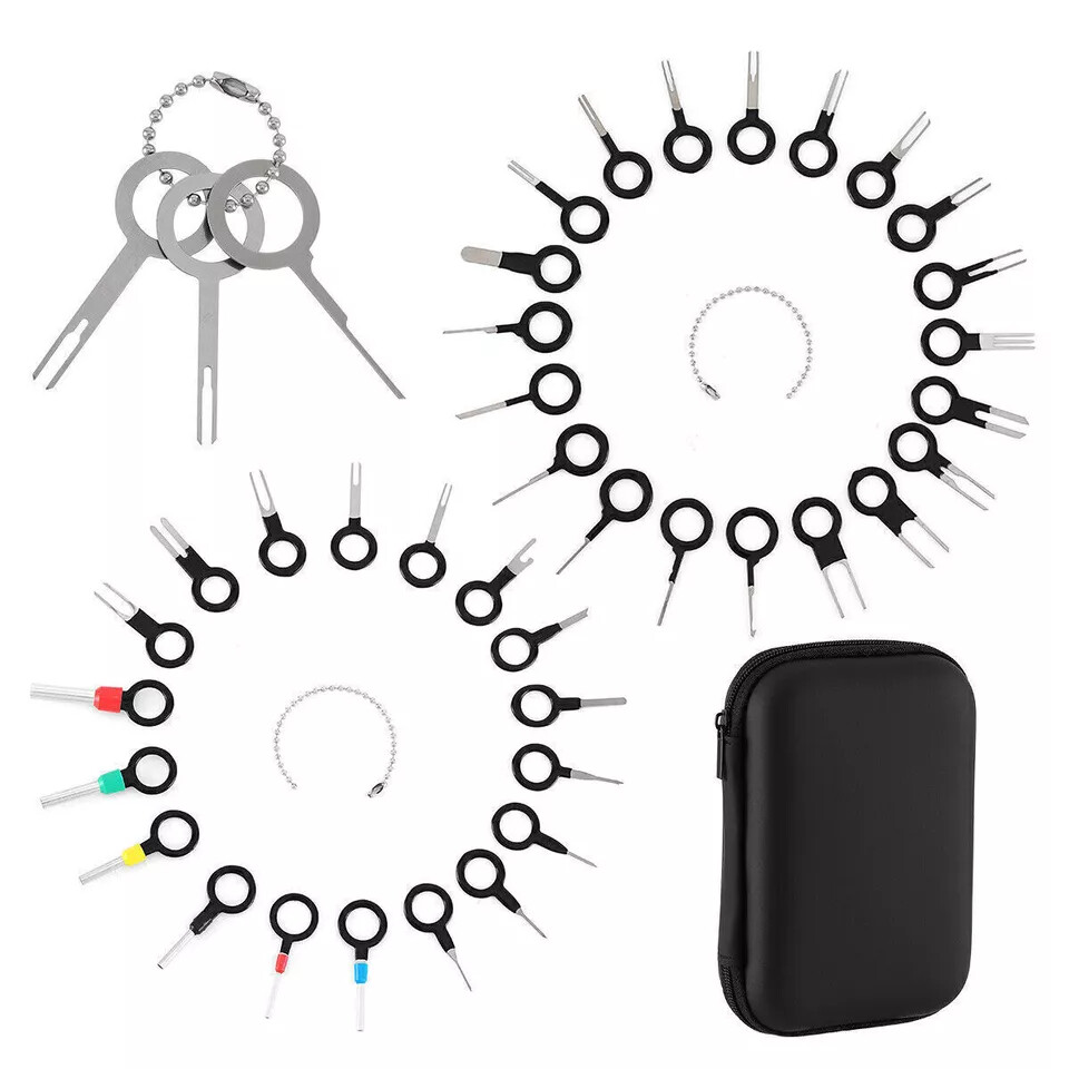 100pc Pin Ejector Wire Kit Extractor Connector Puller Car Terminal Removal Tool