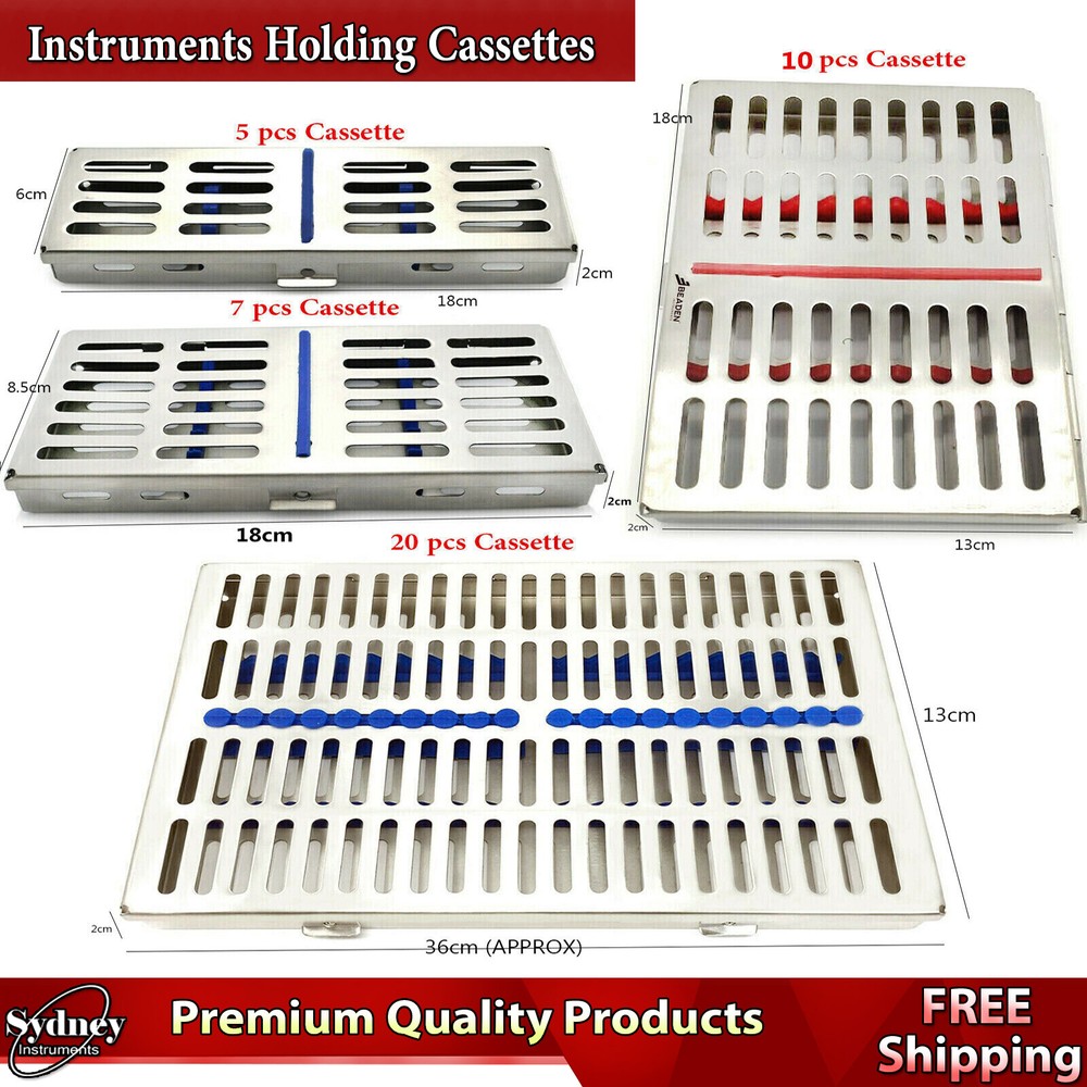 Dental Instruments Cassette Sterilization Cassettes Rack Box Tray