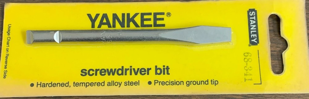 Stanley #68-341 Yankee Screwdriver Bit (NEW)