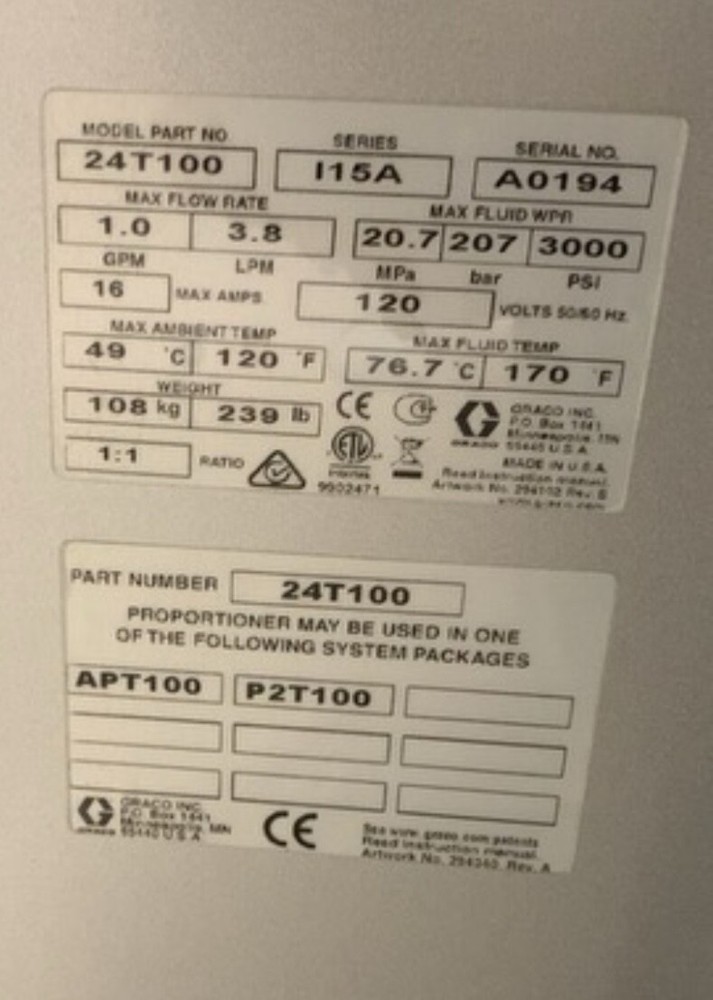 Graco Reactor E-10HP
