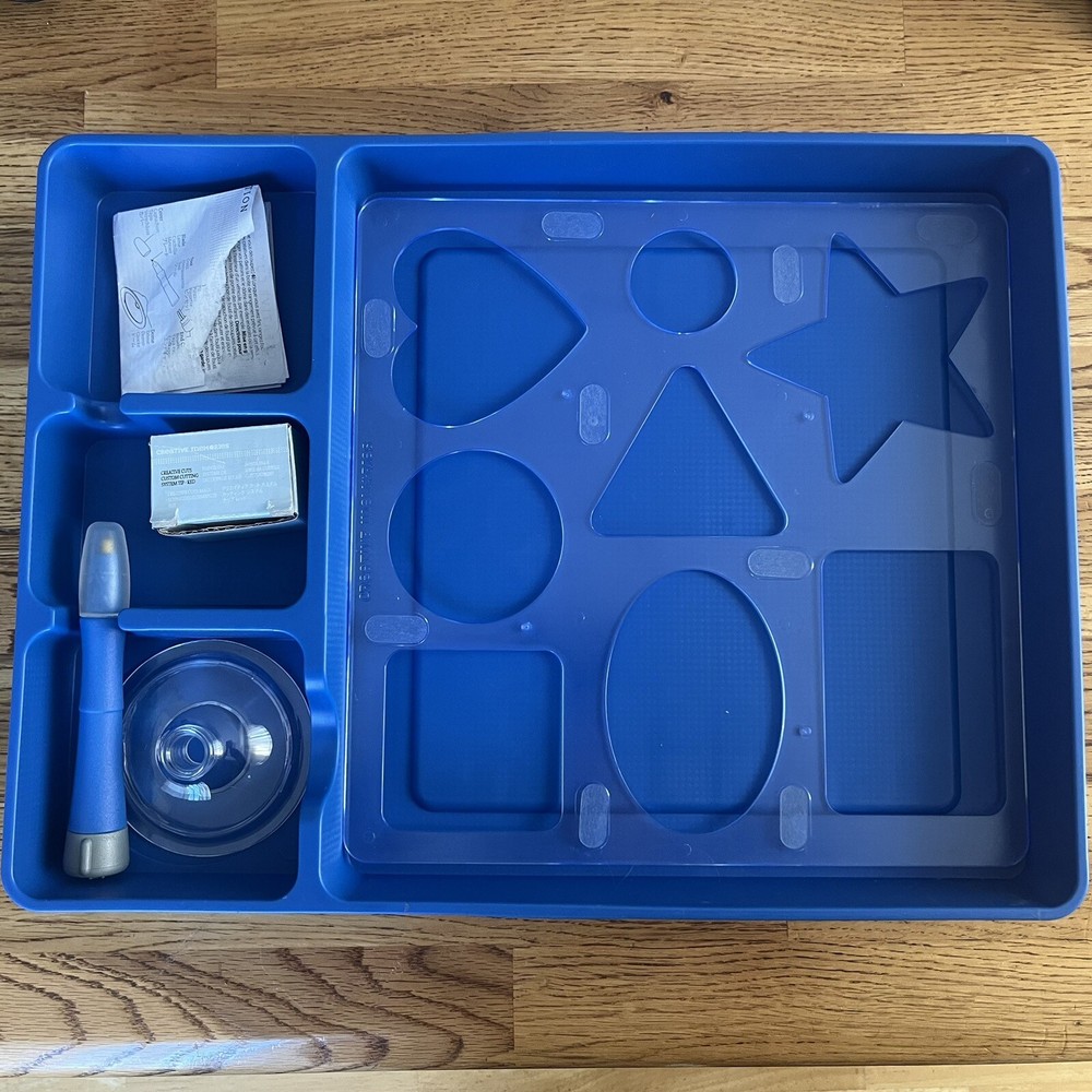 Creative Memories Creative Cuts Storage Box Letter, Numbers, & Shapes