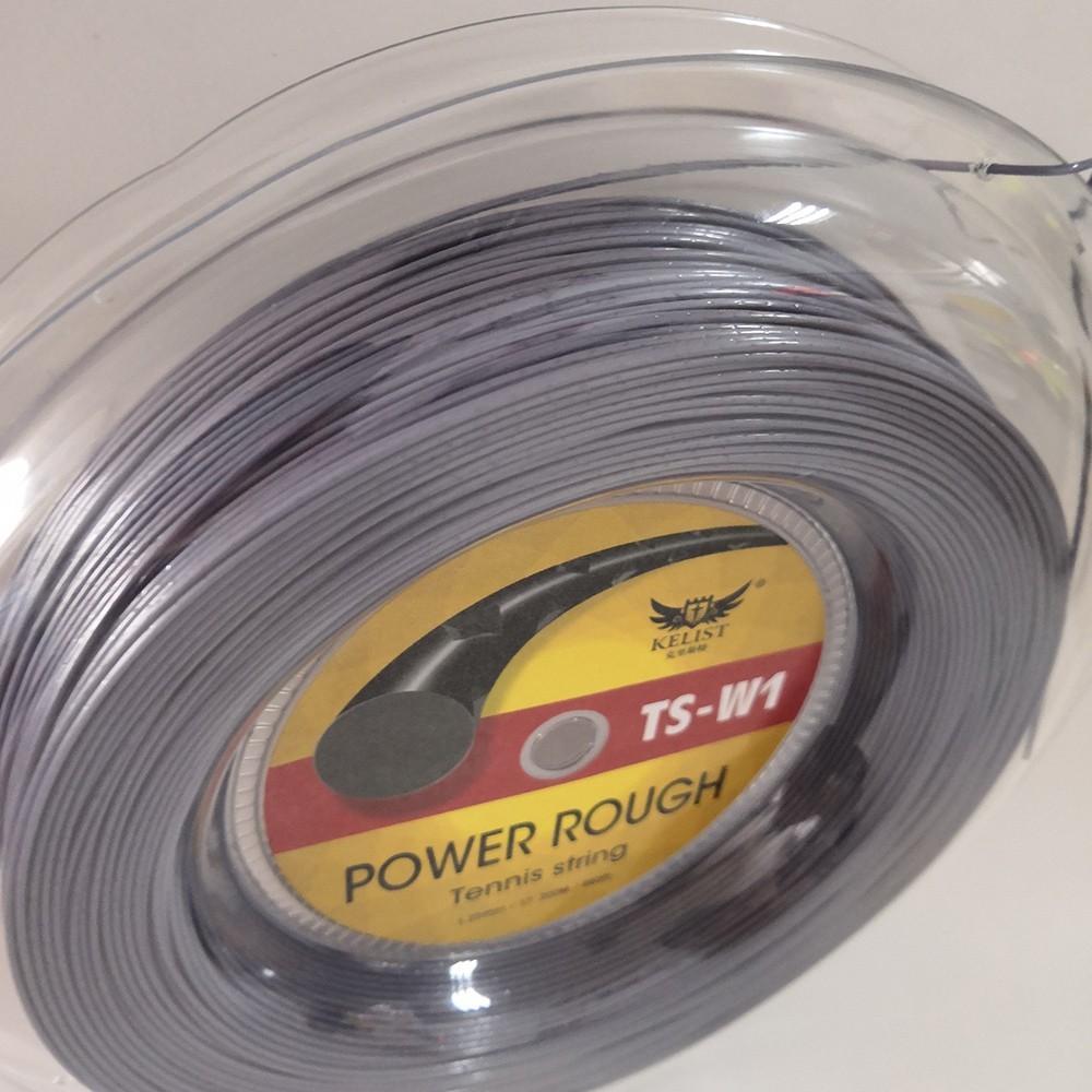 Rough Polyester Tennis String 200M Gray Color 1.25MM