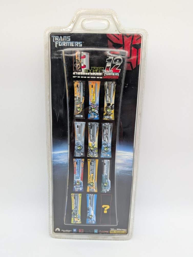 2007 Microsoft Xbox 360 Transformers Autobots w/ 12 interchangeable Faceplate