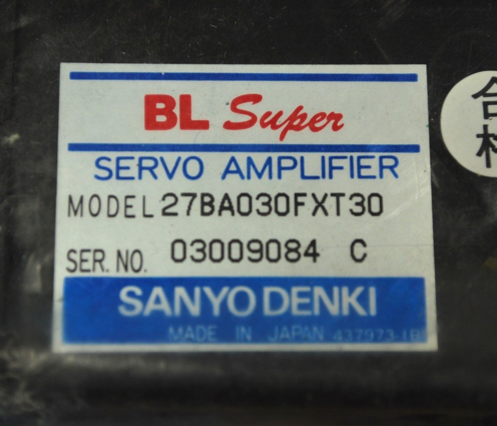 Sanyo Denki 27BA030FXT30 Servo Amplifier - NEW