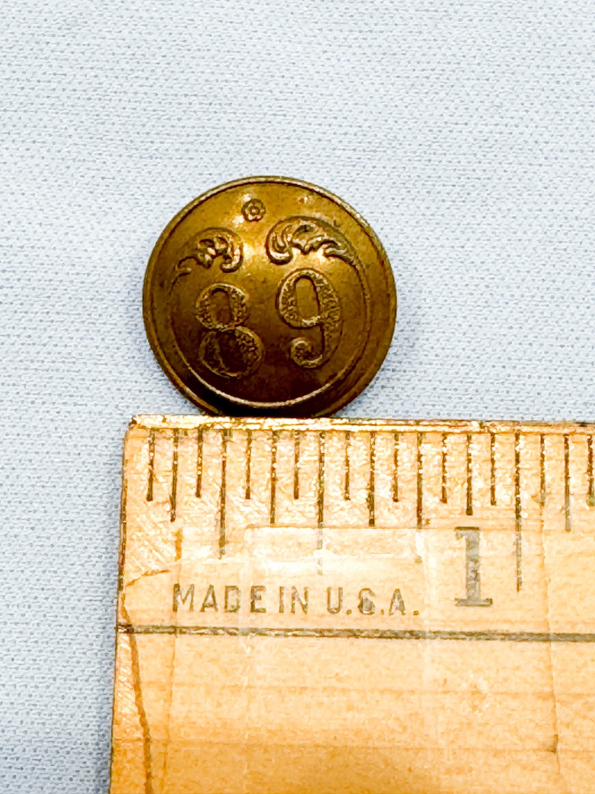 France French Napoleon Army Infantry Uniform Button Waterloo War Battle