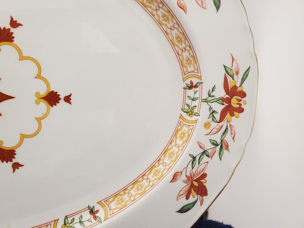 Royal Worcester Chamberlain 17" Oval Serving Platter