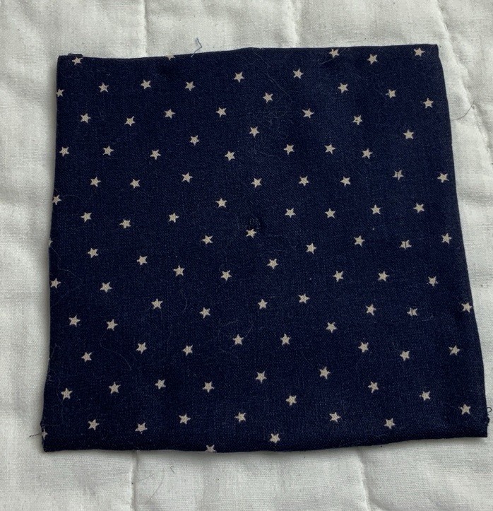 Antique Patchwork Quilt Table Topper Or Doll Quilt, Four Patch W/ Triangles, Sm