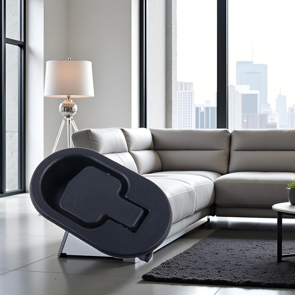 Stylish Black Replacement Pull Handle for Recliners - Durable and Practical