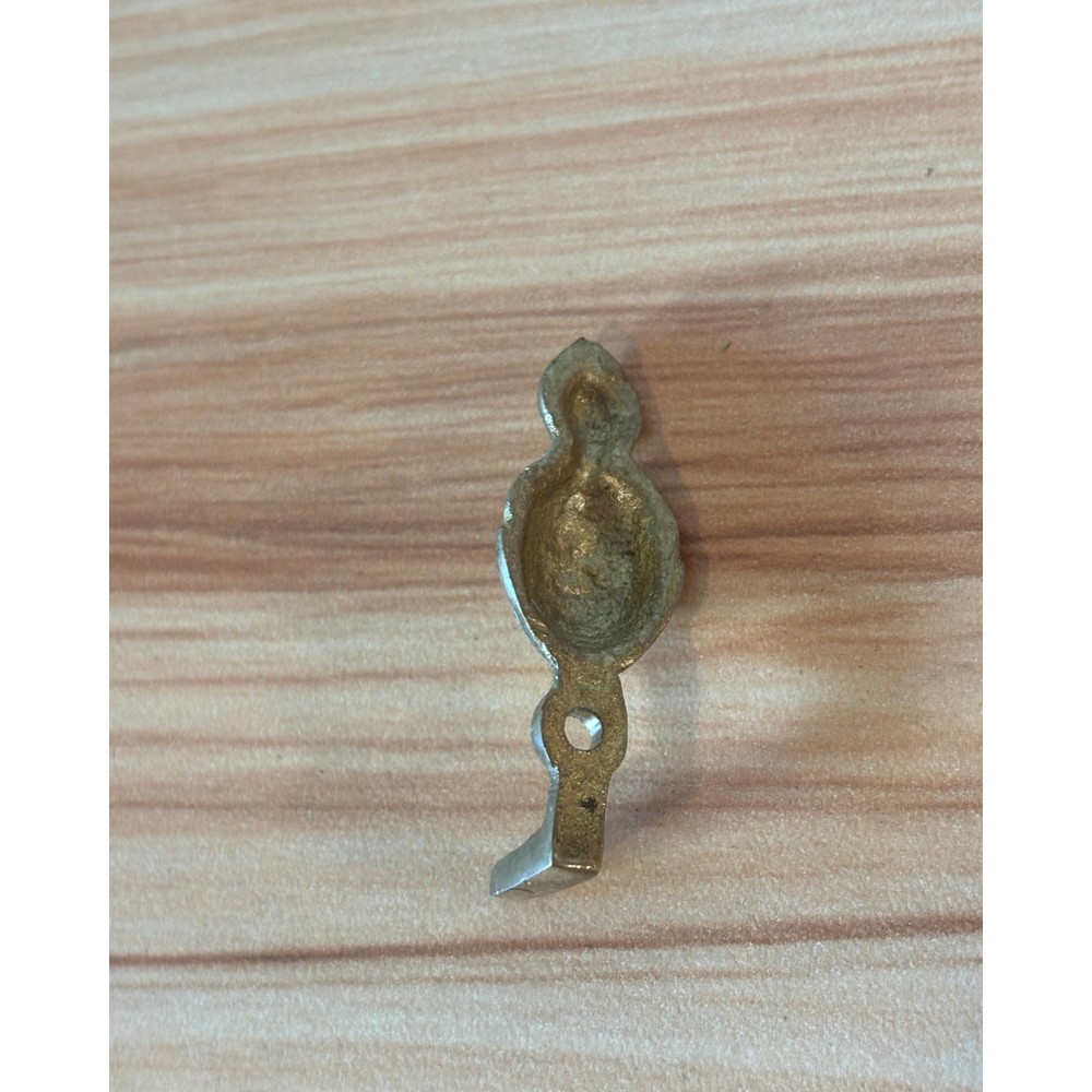 Vintage Pineapple Wall Hook | Small Mini Brass Key Hook | Decorative Wall Decor