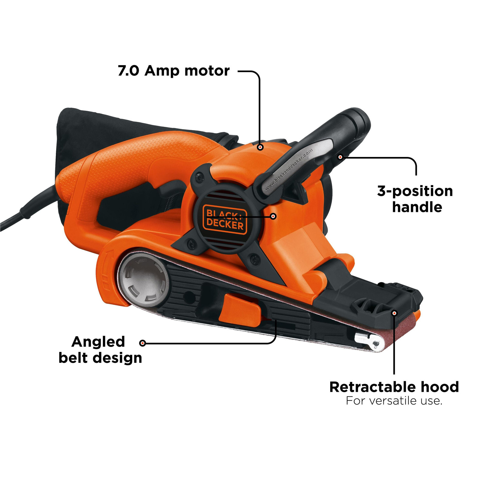 BLACK+DECKER 3 In. X 21 In. Dragster(TM) Belt Sander - DS321 1