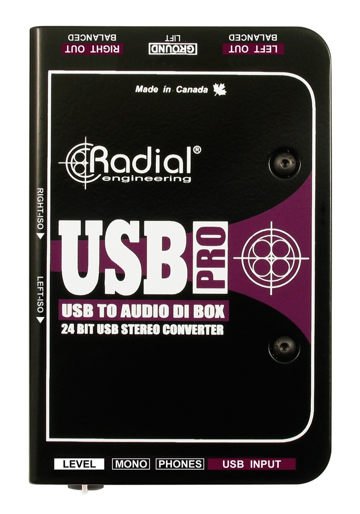 Radial USB-Pro 2-channel Direct Box (Open Box)