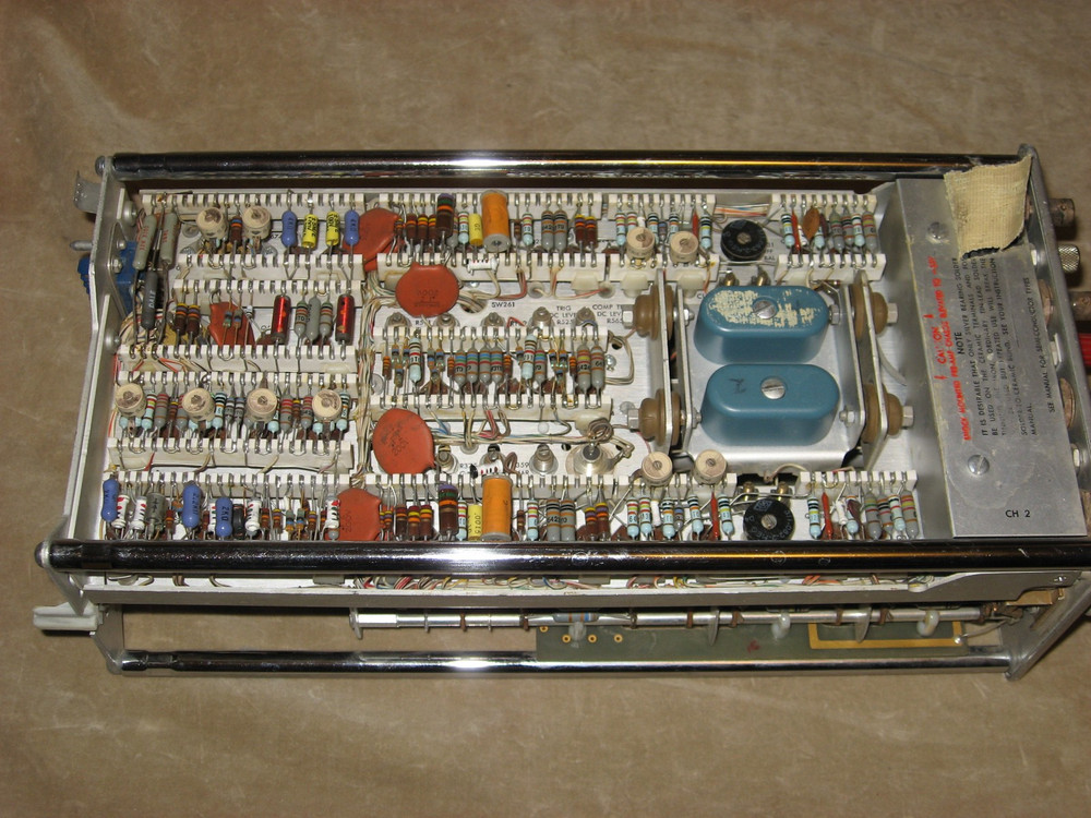 Tektronix Type 3A3 Plug In, differential dual trace plug-in, untested