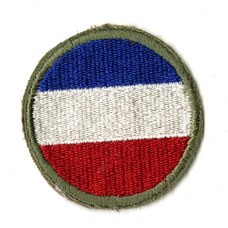Army Ground Forces White Back Patch WWII Original