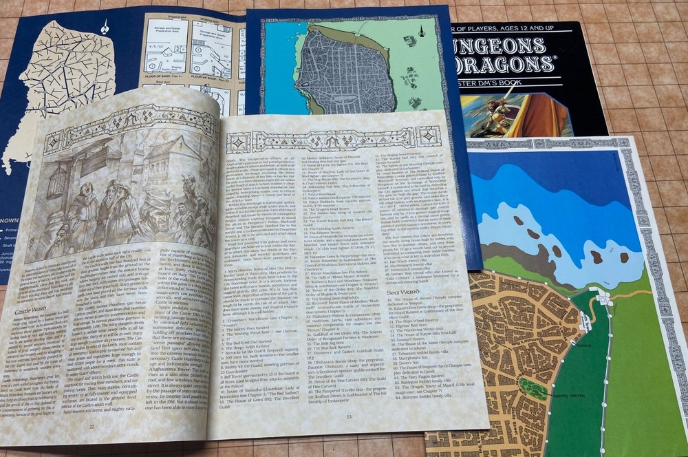 Forgotten Realms Campaign Set, Waterdeep & the North & Master DM's Book Bundle!