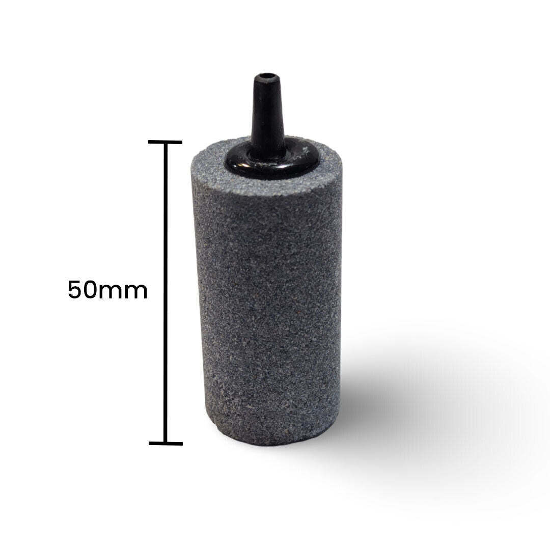 25x50mm 2" Cylinder Ceramic Air Stone for Fish Tank Pond Aquarium Diffuser