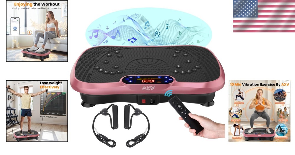Remote-Controlled Vibration Plate for Slimming & Enhanced Muscle Activation!