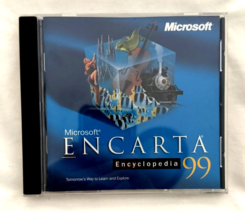 Microsoft ENCARTA '99 Interactive Multimedia Encyclopedia Version A - PC CD-ROM