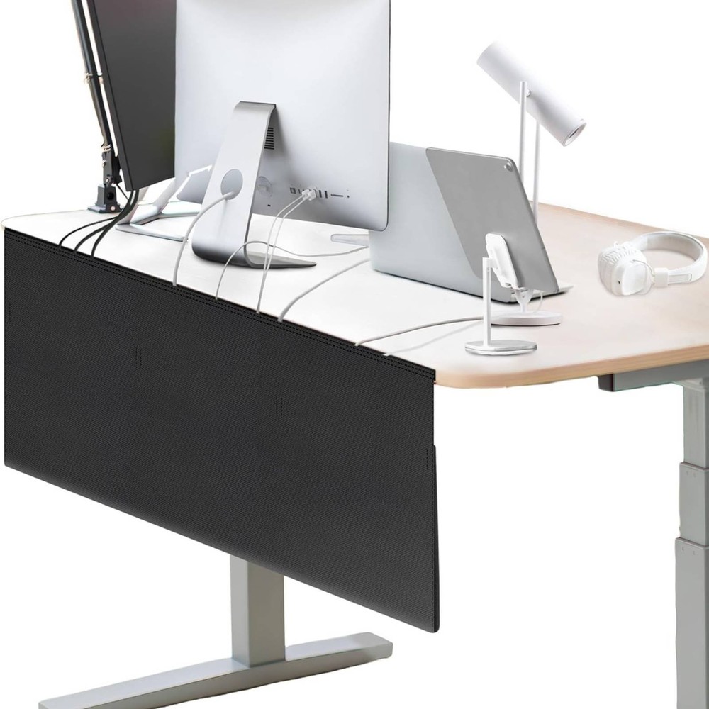 Desk Modesty Panel Wire Organizer Long-Lasting Oxford Material
