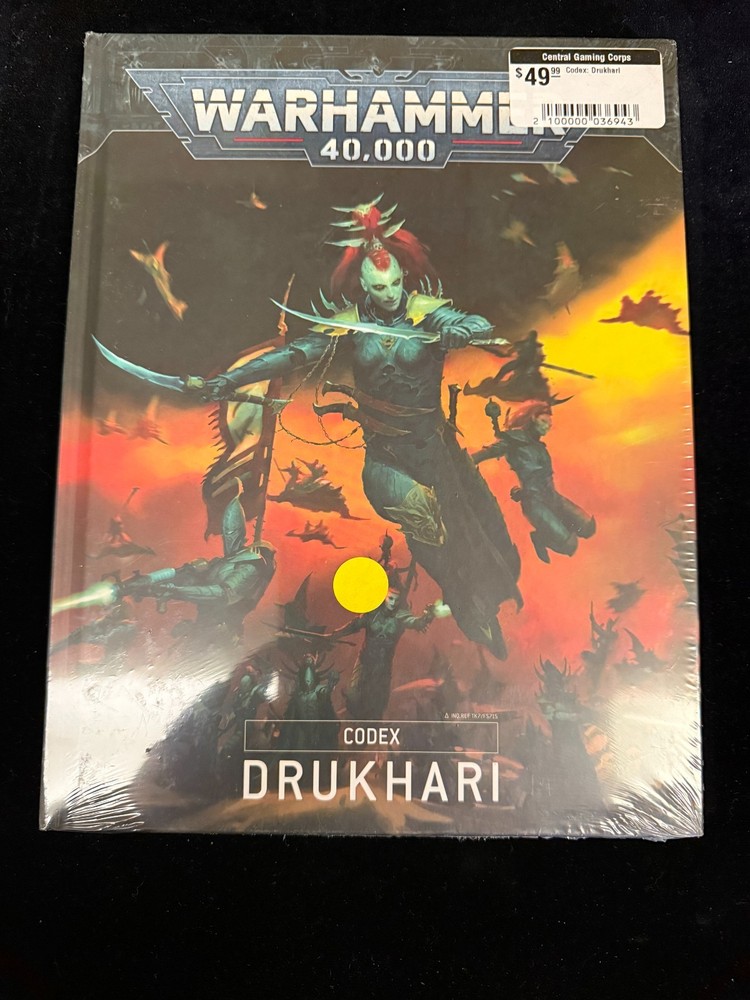 Games Workshop Warhammer 40k Drukhari Codex SEALED Hardcover