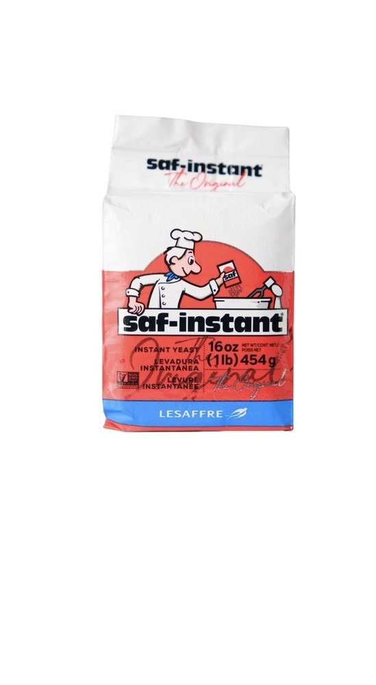 SAF-INSTANT YEAST RED LABEL SINGLE 1 lb (16oz) PACKAGE