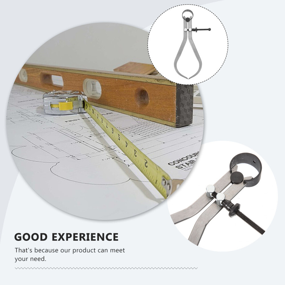 Caliper Inside Outside Divider Caliper Wood Turning Measuring Tool Portable