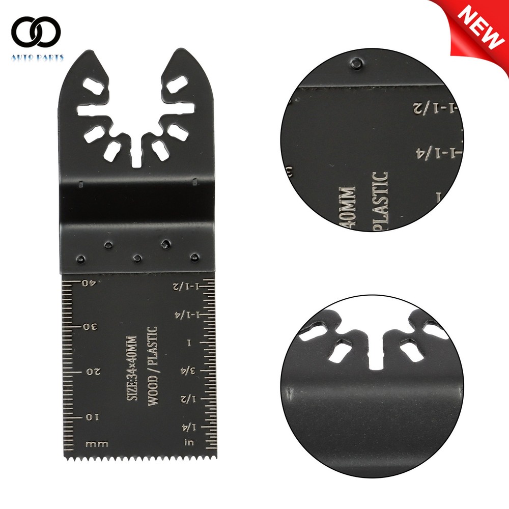 35PCS 7 Types Multitool Blades Titanium Oscillating Tool Quick Saw Blades