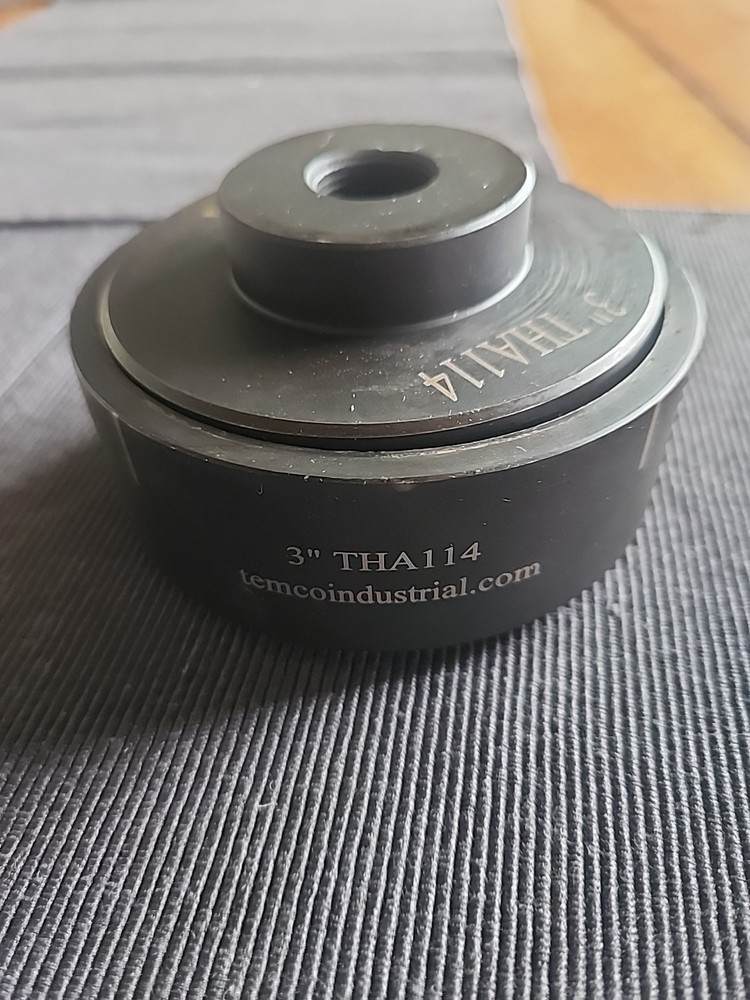 TemCo THA114 3" Deep Draw Conduct Punch. NEW