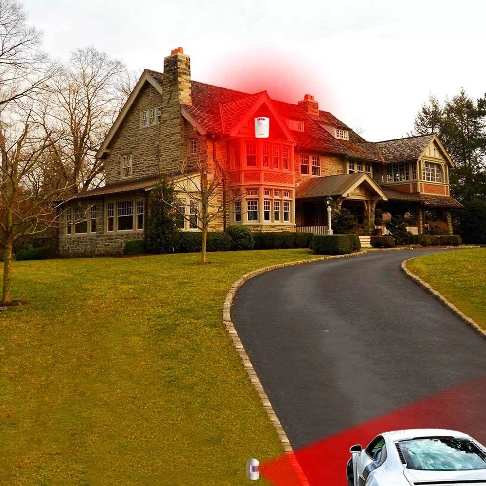 New 45° Infrared Motion Sensor Home Garage Alert Security System