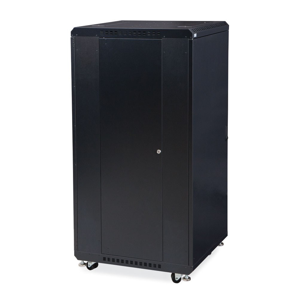 Kendall Howard 27U LINIER® Server Cabinet Solid Doors 24" Depth 3108-3-024-27