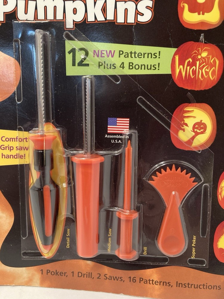 pumpkin carving kit 2005 new/sealed