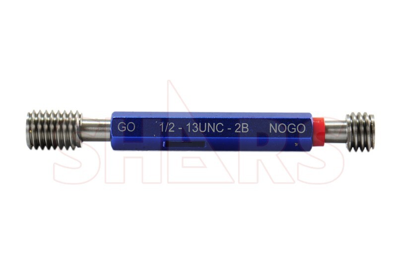 SHARS 1/2-13 UNC Thread Plug Gage GO and NO GO Class 2B NEW ![