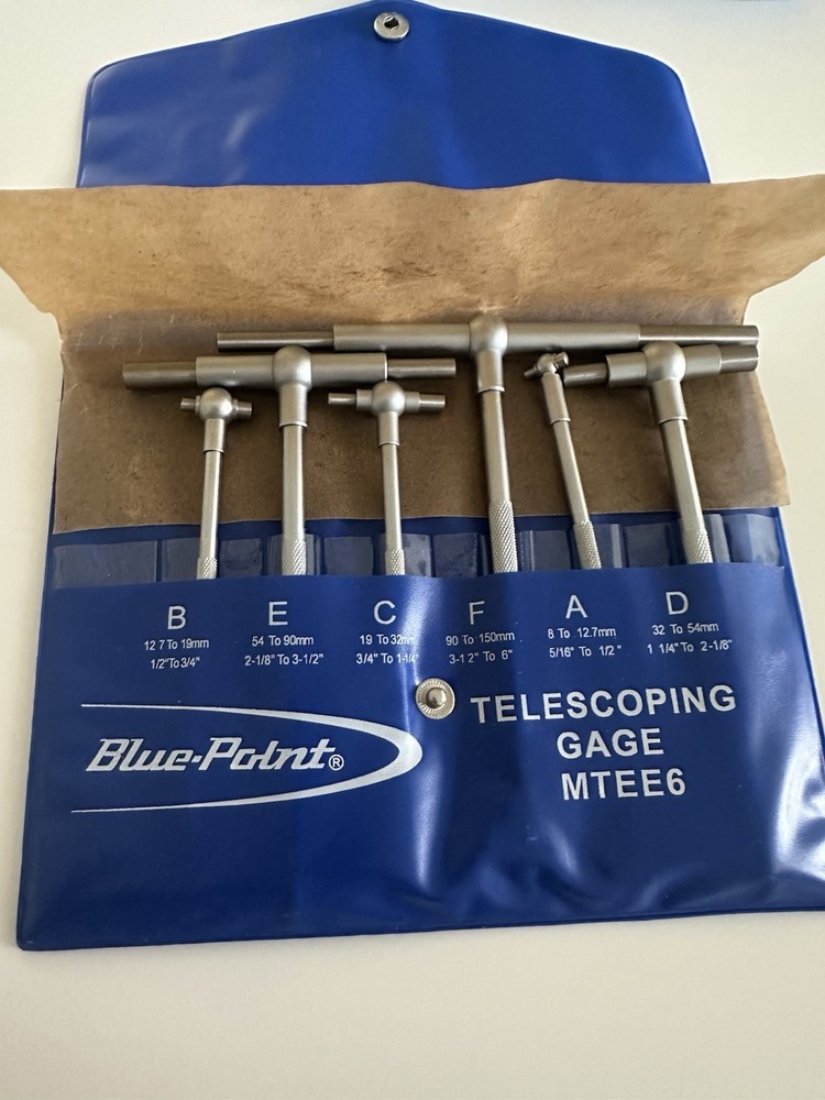 Snap On MTEE6 Telescoping Gauge Set with Case