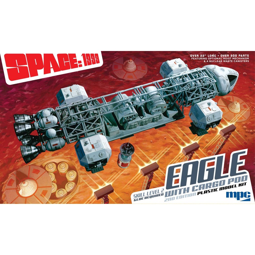 MPC Space 1999 22 Eagle w/Cargo Pod 1/48 MPC990 Plastic Models Space