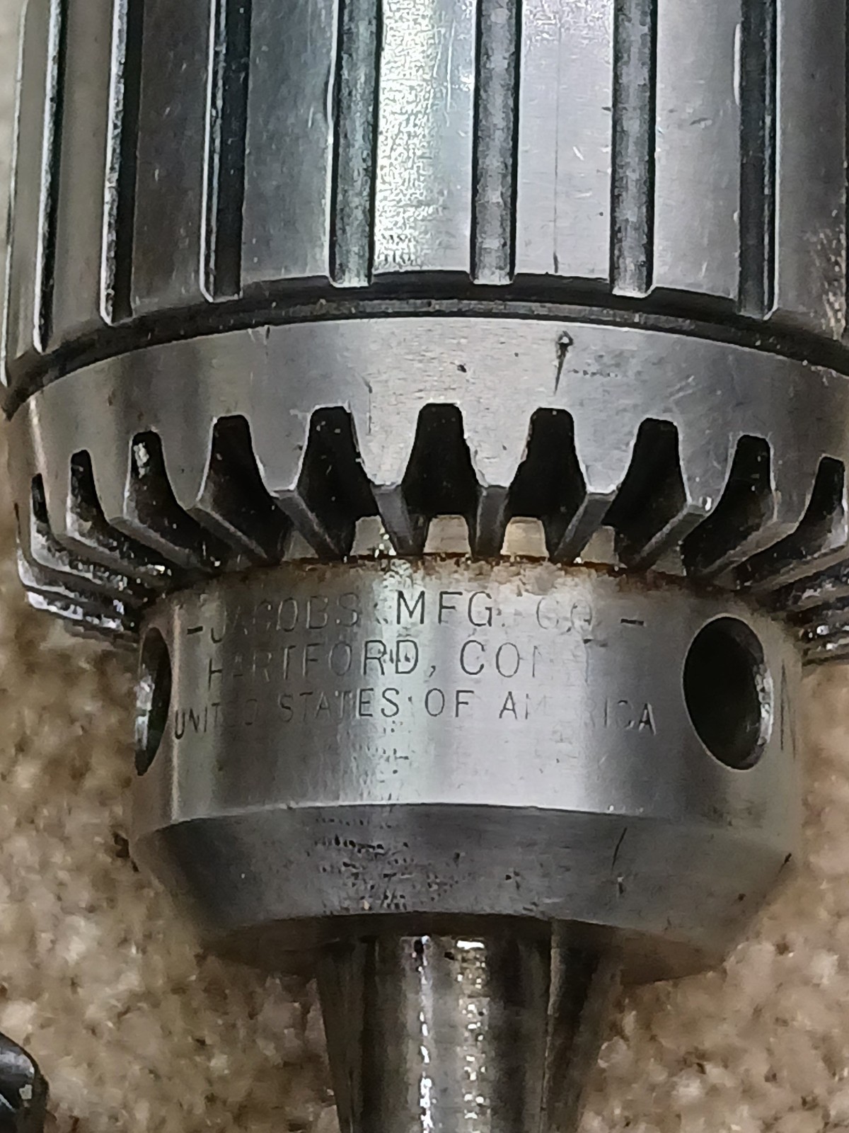 JACOBS 11N BALL BEARING SUPER DRILL CHUCK 0-3/8" 0-10mm CAP JACOBS TAPER #2 JT2