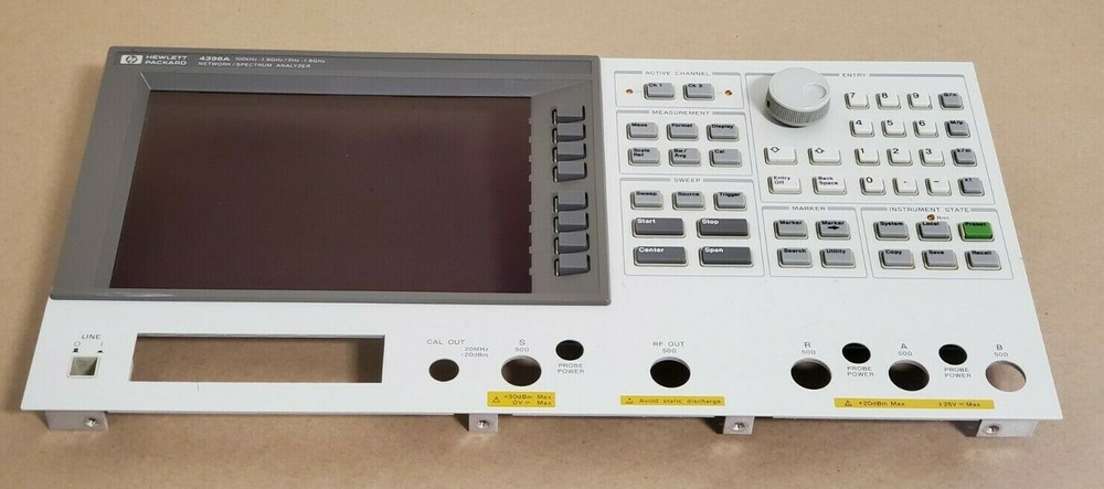 Front Panel for HP 4396A Network Spectrum Analyzer