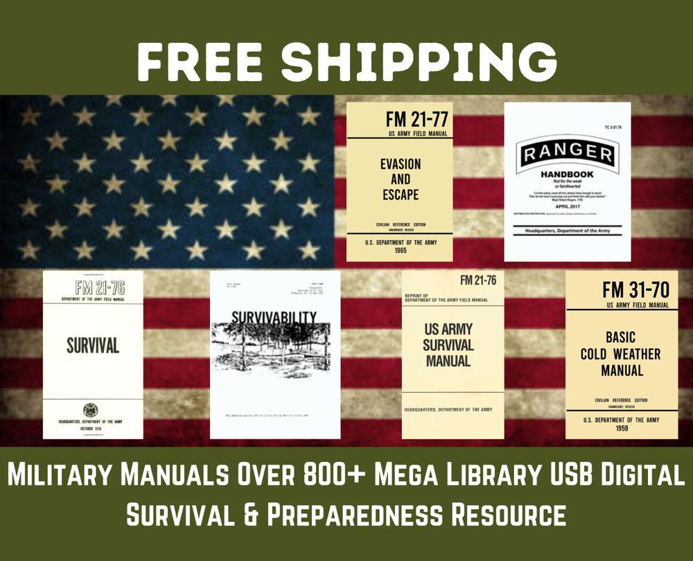 Essential Survival & Prepper Information Library Collection USB - Get Ready